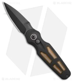Hogue Ballista II Automatic Knife Black Aluminum + Ultem (2.6" Black MagnaCut)