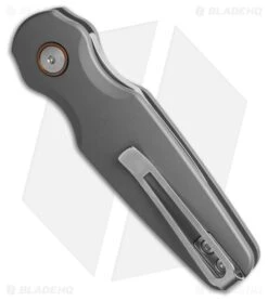 Hogue Ballista II Automatic Knife Gray Al + Cocobolo (2.6" Tumbled MagnaCut) 5 Hogue Ballista II Automatic Knife Gray Al + Cocobolo (2.6" Tumbled MagnaCut) -Knives Store Hogue Ballista II Automatic Knife Gray Al Cocobolo 2in Tumbled MagnaCut BHQ 213155 td side large