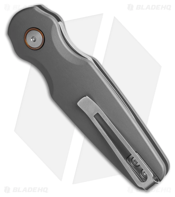 Hogue Ballista II Automatic Knife Gray Al + Cocobolo (2.6" Tumbled MagnaCut) 3 Hogue Ballista II Automatic Knife Gray Al + Cocobolo (2.6" Tumbled MagnaCut) - Image 3