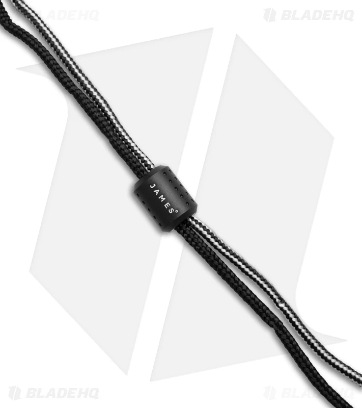 The James Brand The Alder Bead & Lanyard - Black/White 4 The James Brand The Alder Bead & Lanyard - Black/White - Image 4