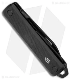 The James Brand The Ellis Lockback Knife & Tool W/Scissors Black (2.75" Black) -Knives Store James Brand The Ellis LB Tools with Scissors Black Black BHQ 176310 jr side large