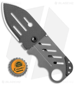 John Kubasek Creditor II Broadhead Credit Card Money Clip Knife (2.88" Satin/CF) -Knives Store John Kubasek Creditor II Broadhead Credit Card Money Clip Satin CF BHQ 14238 jr bottlecap large