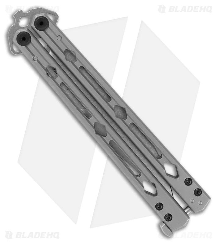 Kershaw Lucha MagnaCut Balisong Butterfly Knife Bead Blast SS (4.6" SW) 2 Kershaw Lucha MagnaCut Balisong Butterfly Knife Bead Blast SS (4.6" SW) - Image 2