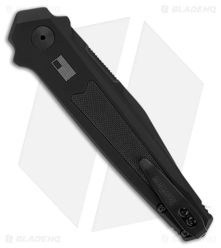 Kershaw Launch 17 Automatic Knife Black Aluminum + Black G-10 (3.5" Black) 2 Kershaw Launch 17 Automatic Knife Black Aluminum + Black G-10 (3.5" Black) - Image 2
