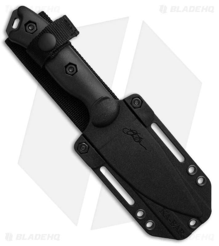 Kabar Becker Nessmuk Fixed Blade Knife Black Ultramid (4.3" Black) 3 Kabar Becker Nessmuk Fixed Blade Knife Black Ultramid (4.3" Black) - Image 3