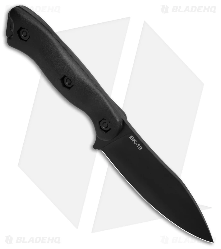 Kabar Becker Nessmuk Fixed Blade Knife Black Ultramid (4.3" Black) 2 Kabar Becker Nessmuk Fixed Blade Knife Black Ultramid (4.3" Black) - Image 2