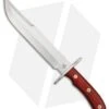 Katz Knives Alamo Bowie Fixed Blade Knife Cherry (10" Satin)