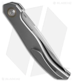 Keanison Knives Fido Liner Lock Knife Titanium (3" Satin) -Knives Store Keanison Knives Fido Liner Lock Knife Titanium 3in Satin BHQ 218910 td side large