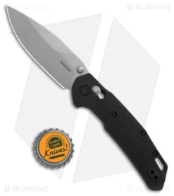 Kershaw Heist DuraLock Knife Black FRN (3.1" Stonewash D2) 2037 -Knives Store Kershaw Heist Knife Black SW BHQ 178500 jr bottlecap large