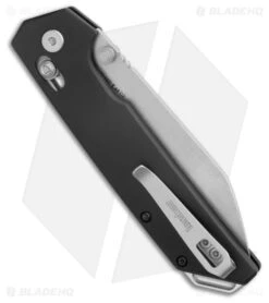 Kershaw Iridium Reverse Tanto DuraLock Knife Black Aluminum (3.5" SW D2) 2038R -Knives Store Kershaw Iridium Reverse Tanto DuraLock Knife Black Aluminum SW D2 2038R BHQ 193649 kr side large