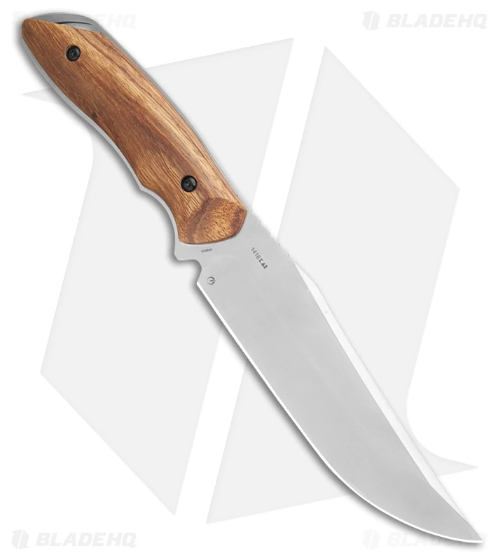 Kershaw Large Hunting Fixed Blade Knife Wood (6.25" Satin) 1418 2 Kershaw Large Hunting Fixed Blade Knife Wood (6.25" Satin) 1418 - Image 2