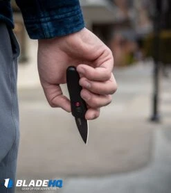 Kershaw Launch 4 CA Legal Automatic Knife Black Aluminum (1.9" Damascus) 19 Kershaw Launch 4 CA Legal Automatic Knife Black Aluminum (1.9" Damascus) -Knives Store Kershaw Launch 4 CA Legal Automatic Knife Black 7500BL BHQ 34416 lifestyle web large