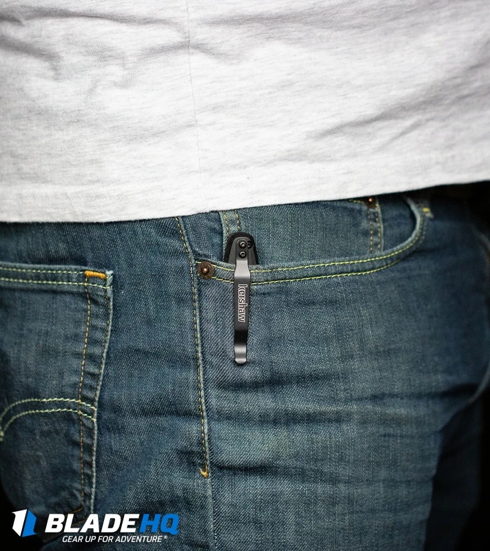 Kershaw Launch 4 CA Legal Automatic Knife Black Aluminum (1.9" Damascus) 7 Kershaw Launch 4 CA Legal Automatic Knife Black Aluminum (1.9" Damascus) - Image 7