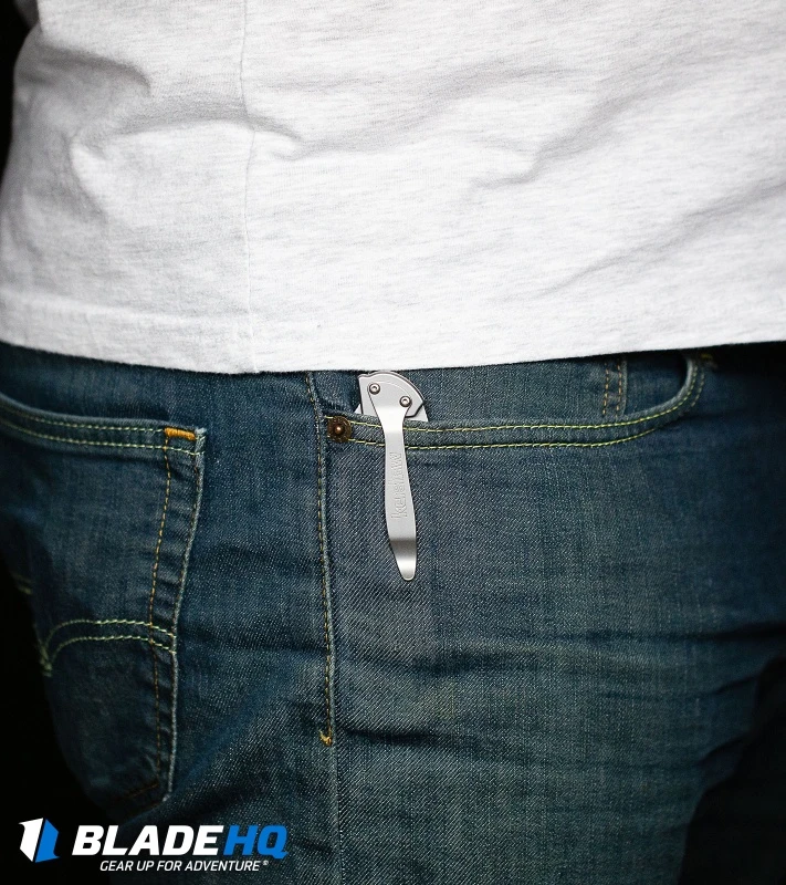 Kershaw Leek Assisted Opening Knife Gray Steel(3" Damascus) 1660DAM 3 Kershaw Leek Assisted Opening Knife Gray Steel(3" Damascus) 1660DAM - Image 3