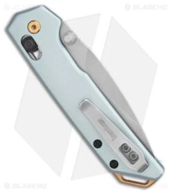 Kershaw Mini Iridium DuraLock Knife Ice Blue Anodized Aluminum (3" Stonewash) 5 Kershaw Mini Iridium DuraLock Knife Ice Blue Anodized Aluminum (3" Stonewash) -Knives Store Kershaw Mini Iridium DuraLock Knife Ice Blue Anodized Aluminum Stonewash BHQ 201242 kr side large