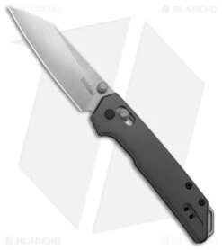 Kershaw Mini Iridium Reverse Tanto DuraLock Knife Gray Aluminum (3" SW) 2051R