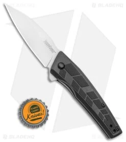 Kershaw Rhetoric Assisted Opening Knife Black GFN (3" Bead Blast) -Knives Store Kershaw Rhetoric A O 1342X BHQ 112279 LS Bottlecap large