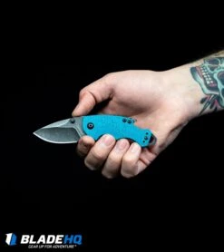 Kershaw Shuffle II Tanto Knife Black (2.25" BlackWash) 8750TBLKBW -Knives Store Kershaw Shuffle Liner Lock Knife Teal BlackWash 8700TEALBW BHQ 27402 kp in hand web large