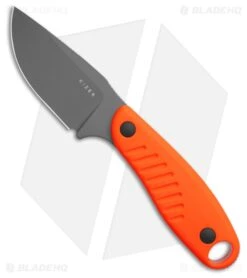 Kizer Hare Fixed Blade Knife Orange G-10 (3.1" Black) 1077A1