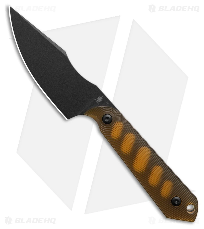 Kizer Maverick Customs Harpoon Mini Fixed Blade Knife Bronze PEI (3" Black SW) 1 Kizer Maverick Customs Harpoon Mini Fixed Blade Knife Bronze PEI (3" Black SW)