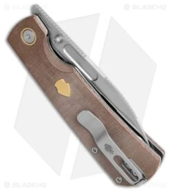 Kizer Retro Liner Lock Knife Micarta/Brass V4726A1 -Knives Store Kizer Retro Liner Lock Knife Micarta Brass V4726A1 BHQ 218478 td side large