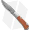 Kizer Trestle Slip Joint Folding Knife Ti + Mkuruti Wood (2.9" Dasmascus)