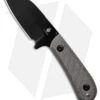 Kizer Tyler Barnes Deckhand Fixed Blade Knife Black Micarta/G-10 (2.9" Black)