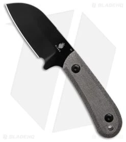 Kizer Tyler Barnes Deckhand Fixed Blade Knife Black Micarta/G-10 (2.9" Black)