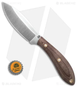 LT Wright Large Northern Hunter Fixed Blade Matte Rustic Brown (4.25" Satin) -Knives Store LT Wright Large Northeren Hunter FBK Matte Rustic Brown BHQ 174626 td size large