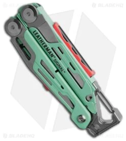 Leatherman Signal Aqua/Silver Multi-Tool (19-in-1) 833185 -Knives Store Leatherman Signal Aqua Silver Multi Tool BHQ 209090 td side large