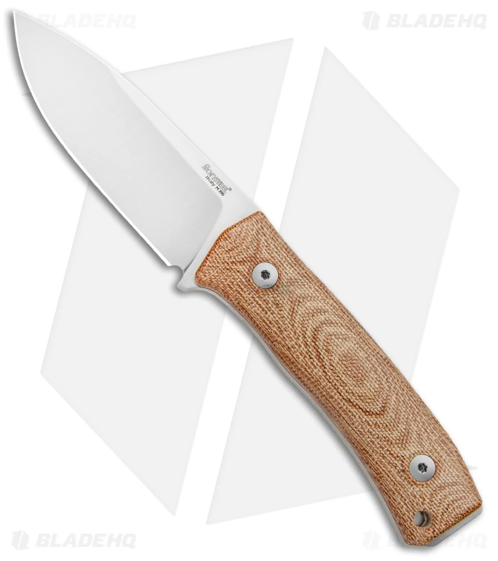 LionSteel M4 Fixed Blade Knife Natural Micarta (3.75" Satin M390) 1 LionSteel M4 Fixed Blade Knife Natural Micarta (3.75" Satin M390)