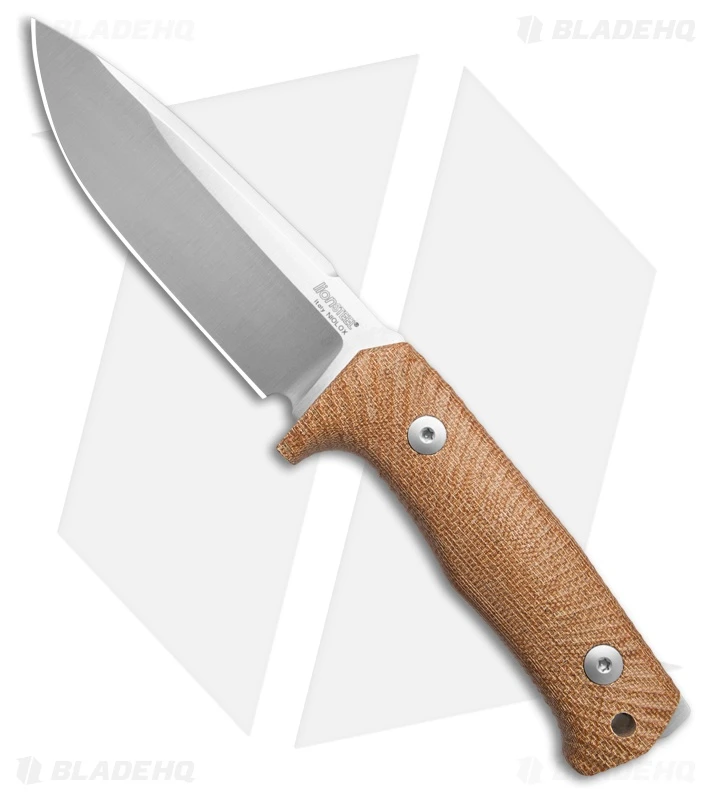 LionSteel T5 Fixed Blade Knife Natural Micarta (5" Satin) 1 LionSteel T5 Fixed Blade Knife Natural Micarta (5" Satin)