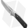 Liong Mah Design Warrior 3 Frame Lock Knife Marble Carbon Fiber (3.5" Satin)