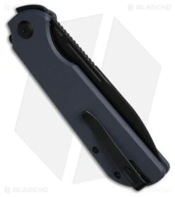 Liong Mah Design Binary Liner Lock Knife Blue G-10 (3.75" Black SW) 5 Liong Mah Design Binary Liner Lock Knife Blue G-10 (3.75" Black SW) -Knives Store Liong Mah Designs Binary Flipper Knife Blue G 10 3in Black BHQ 215780 td side large