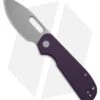 Liong Mah Design EFD Liner Lock Knife Purple G-10 (3.5" Stonewash)