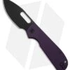 Liong Mah Design EFD Liner Lock Knife Purple G-10 (3.5" Black SW)