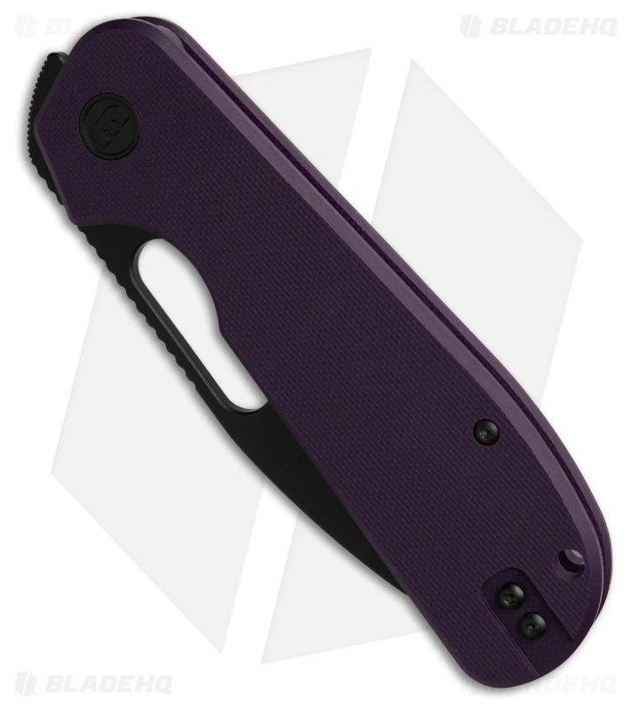Liong Mah Design EFD Liner Lock Knife Purple G-10 (3.5" Black SW) 2 Liong Mah Design EFD Liner Lock Knife Purple G-10 (3.5" Black SW) - Image 2