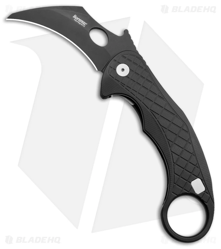 LionSteel Emerson L.E.One Karambit Folding Knife Black Al (3.25" Black MagnaCut) 1 LionSteel Emerson L.E.One Karambit Folding Knife Black Al (3.25" Black MagnaCut)