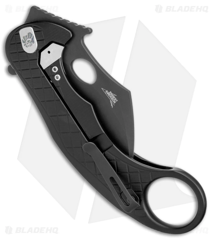 LionSteel Emerson L.E.One Karambit Folding Knife Black Al (3.25" Black MagnaCut) 3 LionSteel Emerson L.E.One Karambit Folding Knife Black Al (3.25" Black MagnaCut) - Image 3