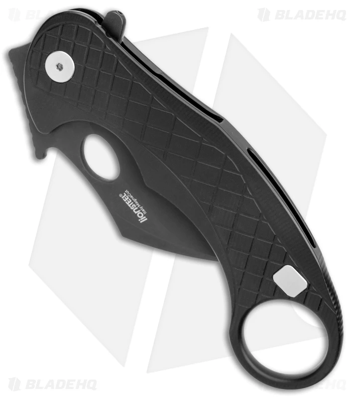 LionSteel Emerson L.E.One Karambit Folding Knife Black Al (3.25" Black MagnaCut) 2 LionSteel Emerson L.E.One Karambit Folding Knife Black Al (3.25" Black MagnaCut) - Image 2