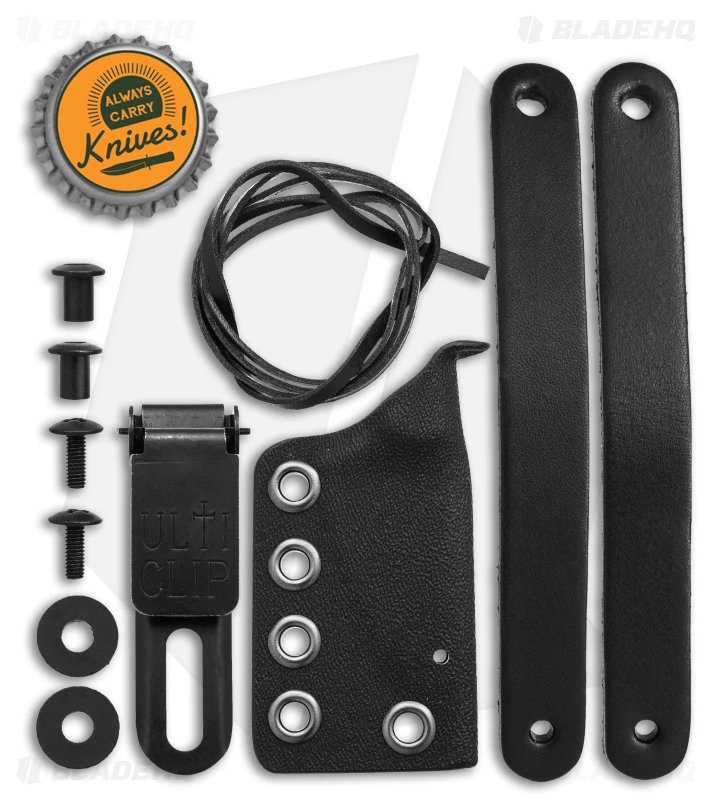 MKM Mikro 1 Drop Point Replacement Kydex Sheath - Black 2 MKM Mikro 1 Drop Point Replacement Kydex Sheath - Black - Image 2