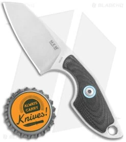 MKM Voxnaes Mikro 2 Fixed Blade Knife Black G-10 (2" SW Sheepsfoot) MR02-GBK -Knives Store MKM MIKRO 1 Fixed Black G 10 SW BHQ 121223 jr bottlecap large