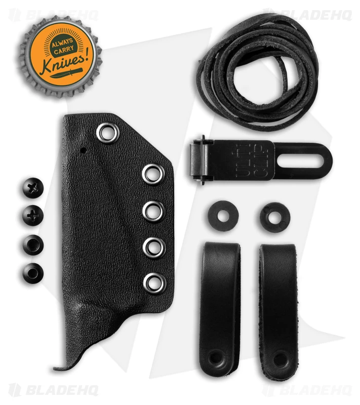 MKM Knives Makro 1 Drop Point Kydex Sheath (Black) 2 MKM Knives Makro 1 Drop Point Kydex Sheath (Black) - Image 2