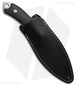 MKM Pocket Tango 1 MagnaCut Fixed Blade Knife Black Carbon Fiber (2.91" Satin) -Knives Store MKM Pocket Tango 1 MagnaCut Fixed Blade Knife Carbon Fiber 2in Satin BHQ 188210 td side large