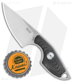 MKM Voxnaes Mikro 1 Fixed Blade Knife Black G-10 (2" SW) -Knives Store MKM Voxnaes Mikro Fixed Blade Knife Marble Carbon Fiber 5.1 Black MR02 CF BHQ 117257 LS Bottlecap large