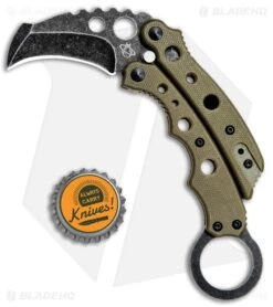 Mantis Vuja De Balisong Karambit Crossover Knife Desert Tan G-10 (2" Black SW) 7 Mantis Vuja De Balisong Karambit Crossover Knife Desert Tan G-10 (2" Black SW) -Knives Store Mantis Vuja De Balisong Karambit Crossover Desert Tan G 10 Black SW MANMK4DTSW BHQ 56613 jr bottlecap large