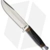 Marbles Bowie Horn Clip Point Knife Black Horn (6.25" Satin Stainless Steel)