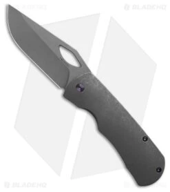 McNees Custom Knives Dixons Frame Lock Titanium (3.75" Stonewash)
