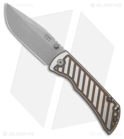 McNees Knives MAC2-3.5 Fastback Frame Lock Knife Bronze/Satin (3.5" SW)