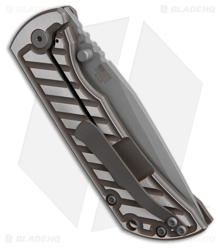 McNees Knives MAC2-3.5 Fastback Frame Lock Knife Bronze/Satin (3.5" SW) 3 McNees Knives MAC2-3.5 Fastback Frame Lock Knife Bronze/Satin (3.5" SW) - Image 3